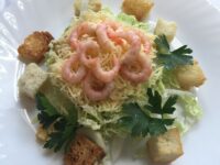Салат Цезарь с Креветками